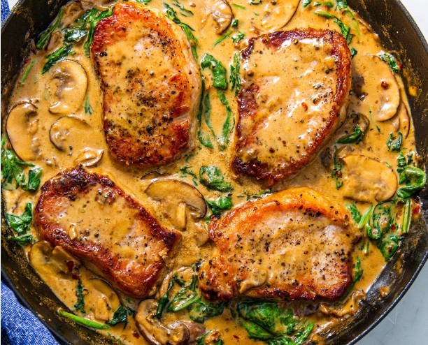 Keto Smothered Pork Chops
